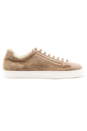 Sneaker in scamosciato di vitello beige DOUCAL'S | DU3552SPENUF009EC15.