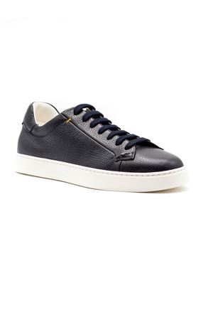 Sneaker in pelle di vitello bottalata blu scuro DOUCAL'S | DU3552SPENUF235EB15.