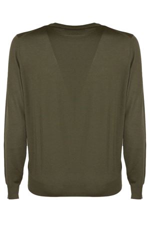 Military green 140's superfine merino wool jumper DRUMOHR | D0D103441