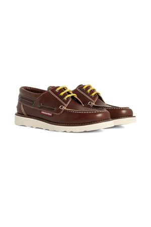 Scarpe da barca Explorer in pelle marrone DSQUARED | LUM0114129000015061