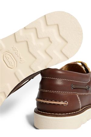 Scarpe da barca Explorer in pelle marrone DSQUARED | LUM0114129000015061