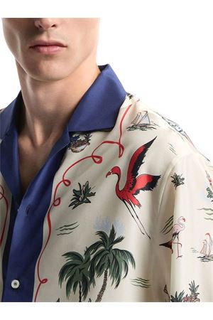 Camicia Aloha Souvenir In Seta DSQUARED | S71DM0835D35476001S