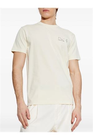 T-shirt in jersey di cotone beige chiaro DSQUARED | S71GD1660D20033103