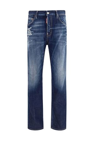 Blue cotton denim jeans DSQUARED | S71LB1718D30010470