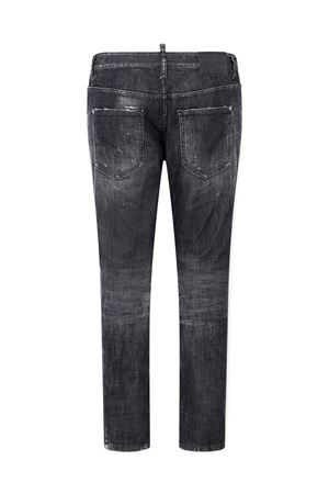 Black stretch cotton denim jeans DSQUARED | S71LB1759S30357900