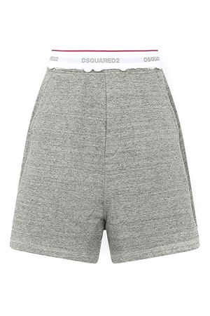 Shorts In Puro Cotone Grigio DSQUARED | S71MU0903D25026856M