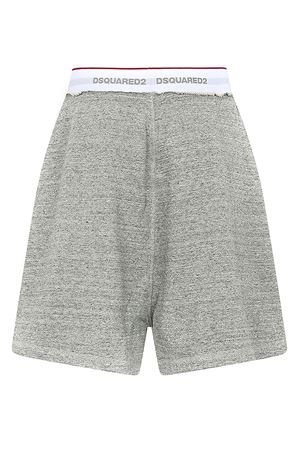 Shorts In Puro Cotone Grigio DSQUARED | S71MU0903D25026856M
