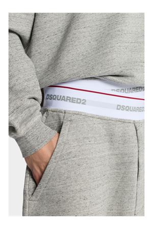 Shorts In Puro Cotone Grigio DSQUARED | S71MU0903D25026856M