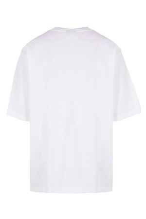 White cotton loose fit T-shirt DSQUARED | S74GD1525D20106100