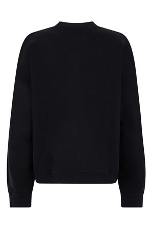 Felpa in cotone nero DSQUARED | S74GU0946D25028900