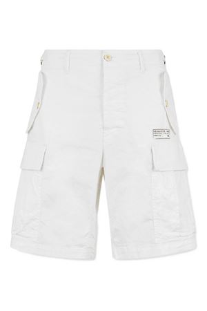 Bermuda Cargo In In Twill Di Cotone Stretch Bianco DSQUARED | S74MU0965S35175100