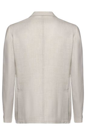 Beige single-breasted tailored blazer ELEVENTY | M75GIAC12TES0I04502A