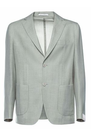 Light green single-breasted tailored blazer ELEVENTY | M75GIAC12TES0M08607