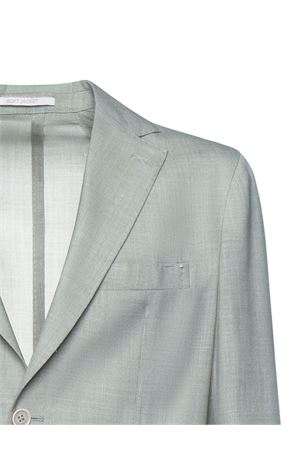 Light green single-breasted tailored blazer ELEVENTY | M75GIAC12TES0M08607