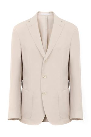 Light beige linen blazer ELEVENTY | M75GIAK09TES0M11602