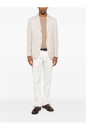 Light beige linen blazer ELEVENTY | M75GIAK09TES0M11602