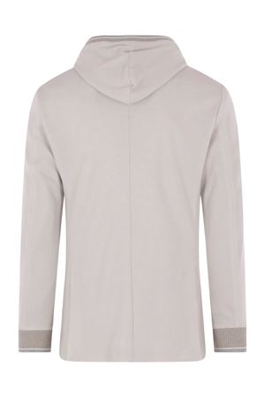 Single-breasted jacket in cool cotton jersey ELEVENTY | M75GIAM08TES0M02302