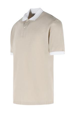 Beige cotton polo shirt ELEVENTY | M75POLM07TES0M2430201