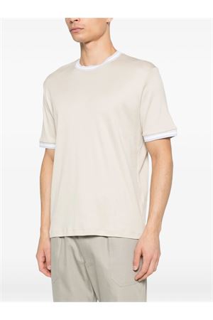 Beige cotton jersey t-shirt ELEVENTY | M75TSHM13TES0M291021301