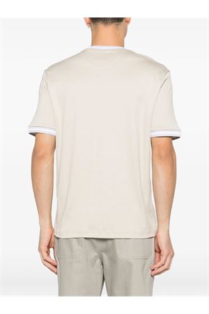 Beige cotton jersey t-shirt ELEVENTY | M75TSHM13TES0M291021301