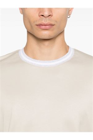 Beige cotton jersey t-shirt ELEVENTY | M75TSHM13TES0M291021301