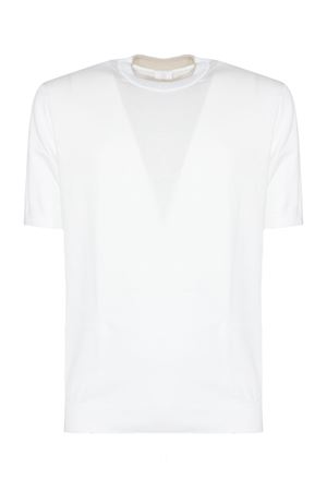 T-shirt in maglia di cotone bianco ELEVENTY | M76MAGM65MAG0M0410103