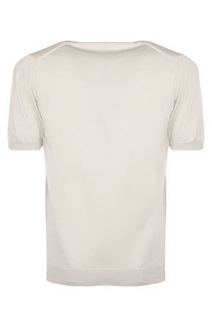 T-shirt in maglia di cotone beige ELEVENTY | M76MAGM65MAG0M0410301