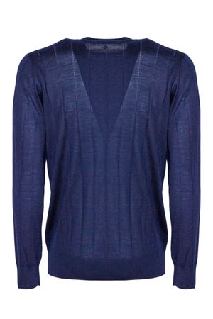 Maglia girocollo blu in maglia fine ELEVENTY | M76MAGM71MAG0M0431102