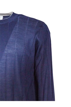 Maglia girocollo blu in maglia fine ELEVENTY | M76MAGM71MAG0M0431102
