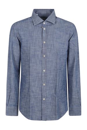 Royal blue cotton shirt ELEVENTY | X75CAMA05TES0I18519N