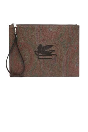 Clutch tessuto di cotone Paisley jacquard ETRO | MP2C0006AA086M0019