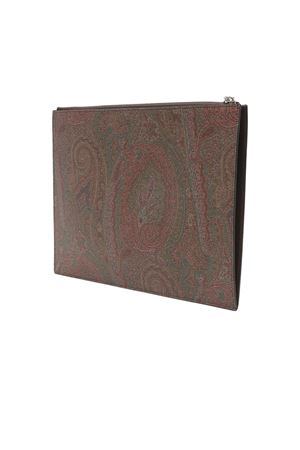 Clutch tessuto di cotone Paisley jacquard ETRO | MP2C0006AA086M0019