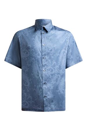 Oversized Shirt In Cotton Satin ETRO | MRIC001199SA5R5X0883