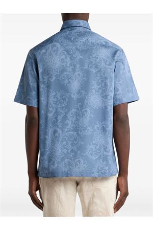 Oversized Shirt In Cotton Satin ETRO | MRIC001199SA5R5X0883