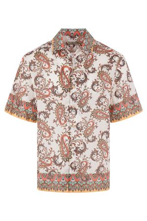 Camicia Bowling in cotone bianco ETRO | MRIC001399SP5H7X0850