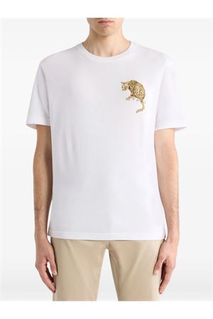 White cotton T-shirt ETRO | MRMA0002AR465W0001