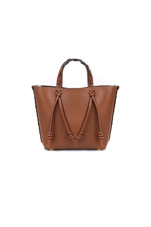 Tote bag in plain-coloured tumbled leather ETRO | WP1D0043AE266M1384