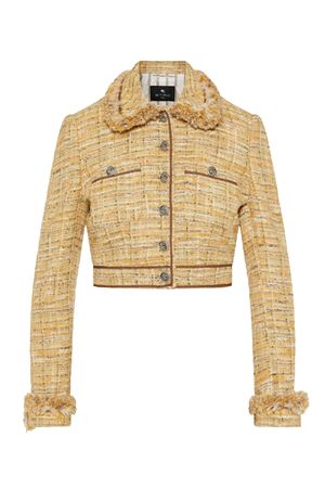 Beige tweed jacket ETRO | WRCA011699TJEI7S9820