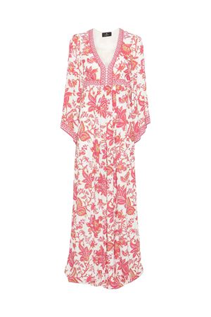 Abito bianco e rosso a fiori ETRO | WRHA018099SP4L2X0808