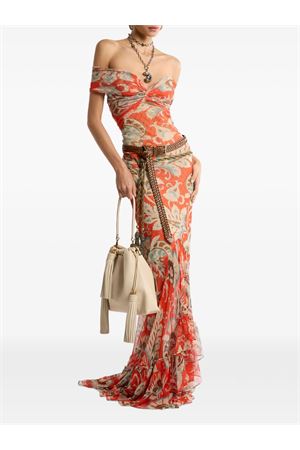 Abito Lungo In Tulle E Motivo Floreale ETRO | WRHA062299IAS71X0864