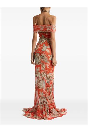 Abito Lungo In Tulle E Motivo Floreale ETRO | WRHA062299IAS71X0864