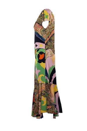 Abito midi stampa multicolor paisley e floreale ETRO | WRHA063399IAS74X0885