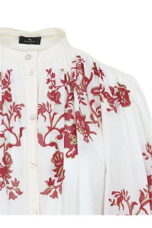 White and red cotton blouse ETRO | WRIA004899SP5I8X0808