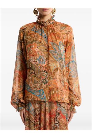 Shirt in lightweight silk chiffon ETRO | WRIA0109AKI48X0863