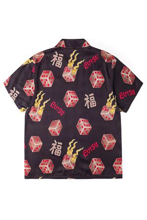 Allover Printed Camp Shirt EVISU | 2ESEJM6SS6005BLKX