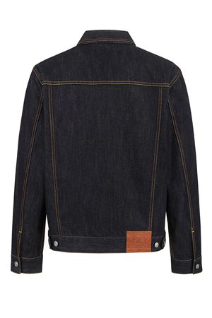 Seagull Print Relax Fit Denim Jacket EVISU | 2ESHTM5DJ1241INDX