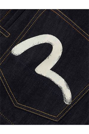 Seagull Print Relax Fit Denim Jacket EVISU | 2ESHTM5DJ1241INDX