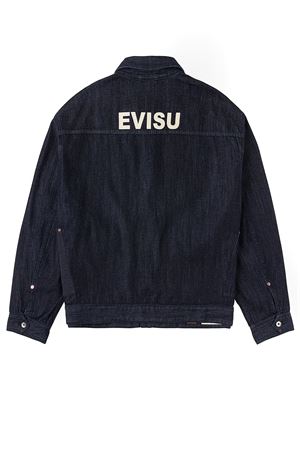 Giacca in denim blu scuro EVISU | 2ESHTM6DJ1014INDR