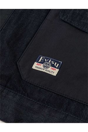 Giacca in denim blu scuro EVISU | 2ESHTM6DJ1014INDR