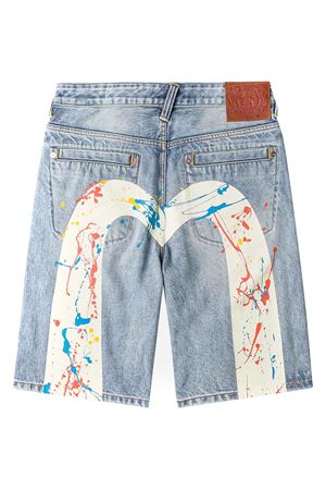 Shorts in denim blu chiaro EVISU | 2ESHTM6DS1060INDL